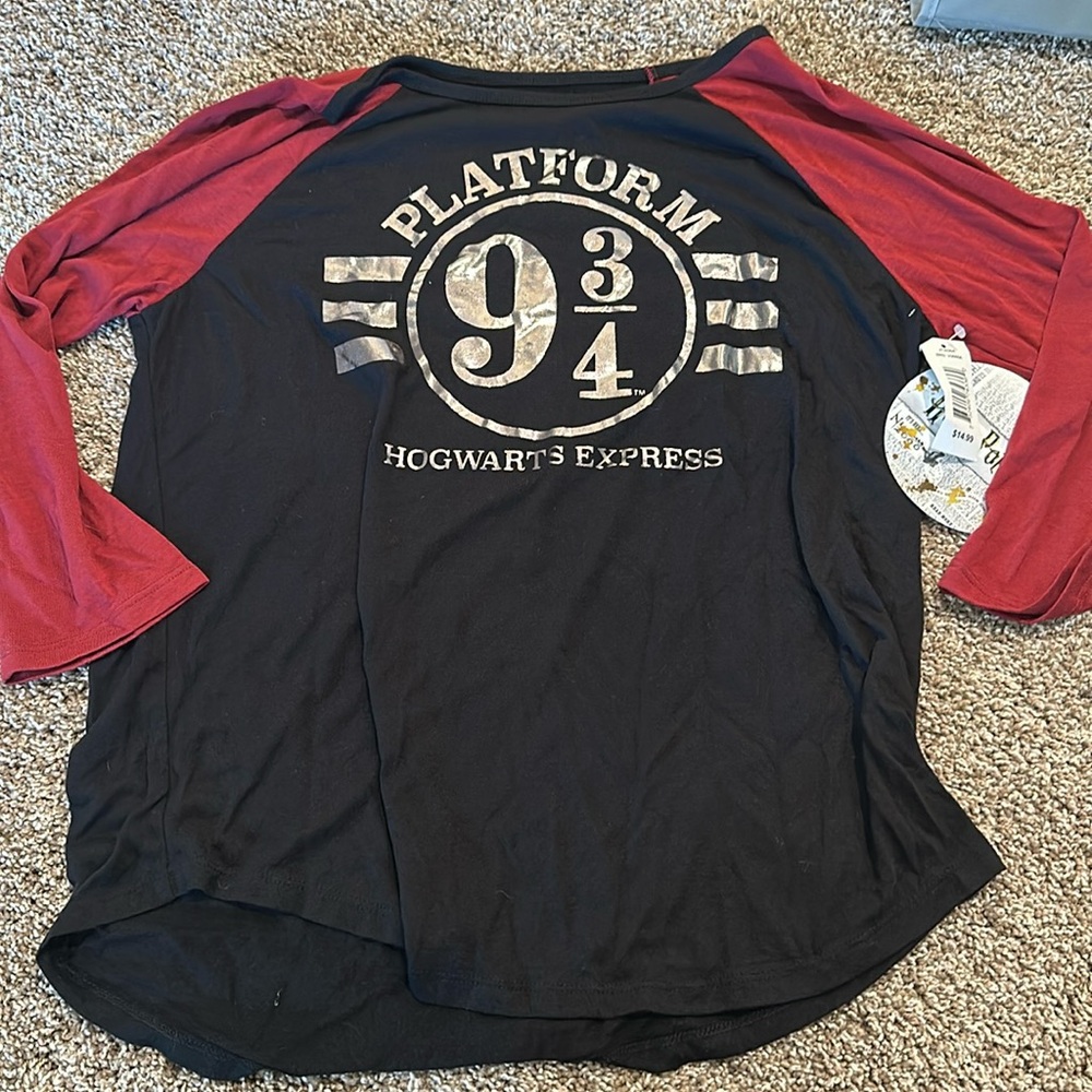 Harry Potter platform 9 3/4 shirt